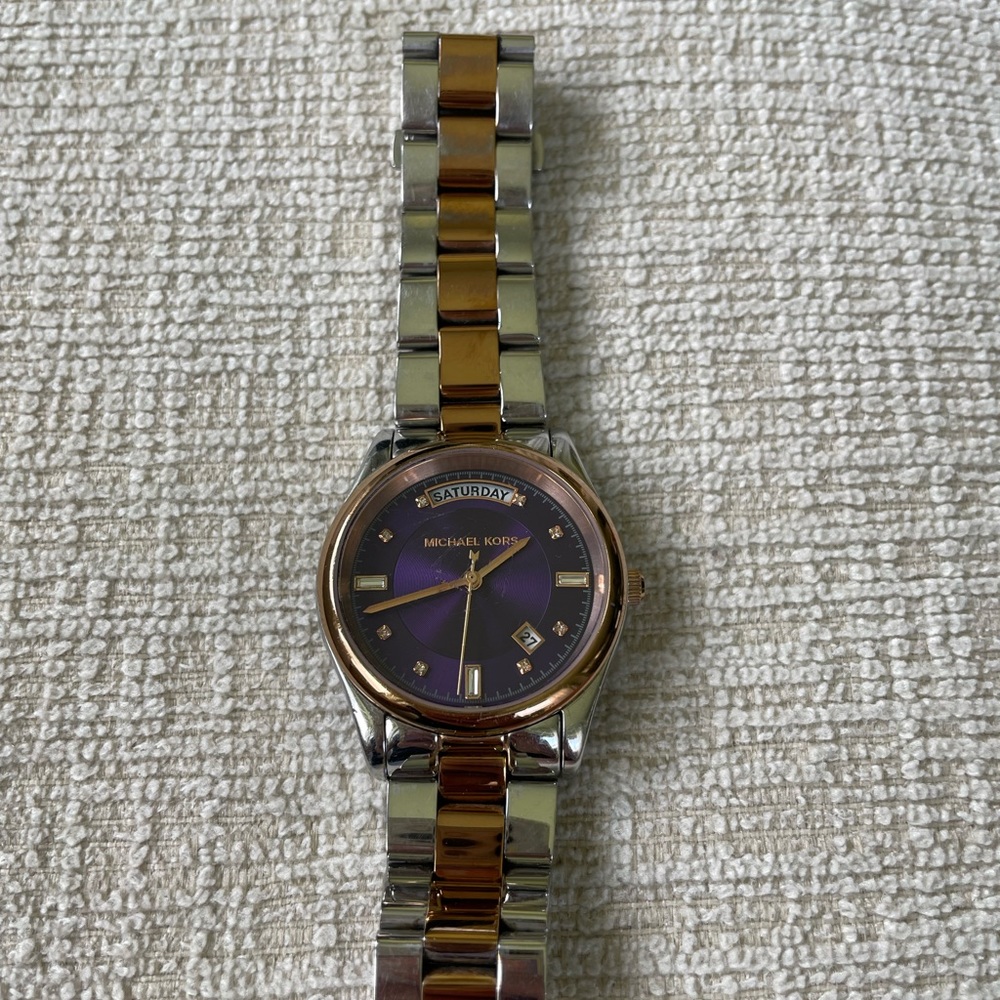 Rose/silver/purple/ watch Michael Kors